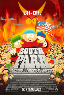South Park: Bigger, Longer & Uncut · Film artwork