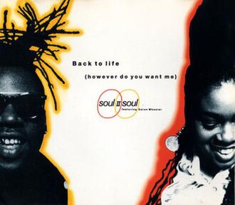 Back to Life (However Do You Want Me) cover